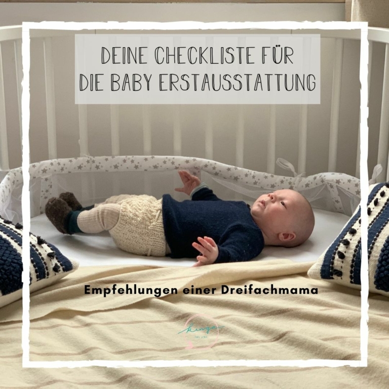 Checkliste Baby Erstausstattung