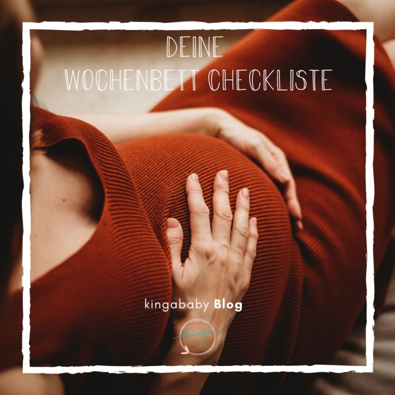 Wochenbett Checkliste von KingaBaby